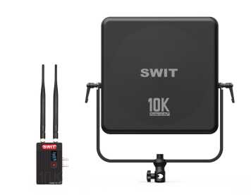 Swit FLOW10K Tx+Rx Set, 3G HD-SDI / HDMI mit NP-F und V-Mount Akku Mount